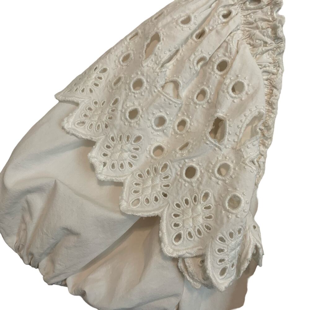 Sea New York Hazel Cream Eyelet Puff Sleeve Top - Picture 3 of 9